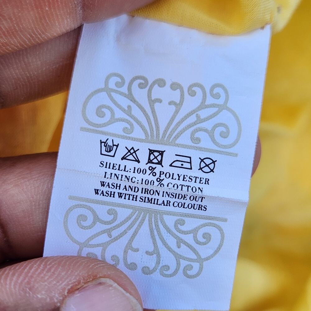 Never Fully Dressed ASOS Yellow & Pink Floral Retro Inspired Dress Small - Picture 6 of 10